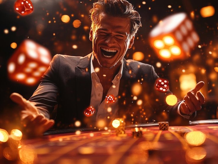 Antarmuka aplikasi mobile taruhan bola dengan menu permainan dan opsi deposit